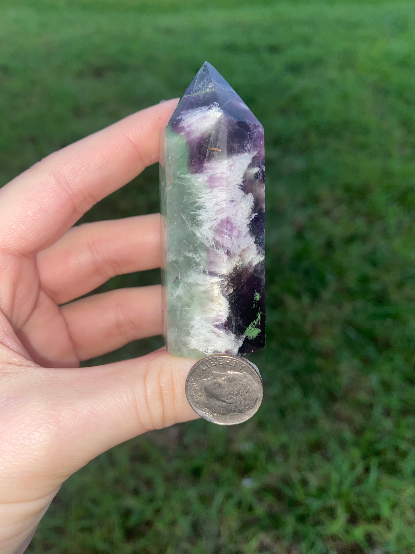 Feather Fluorite Tower