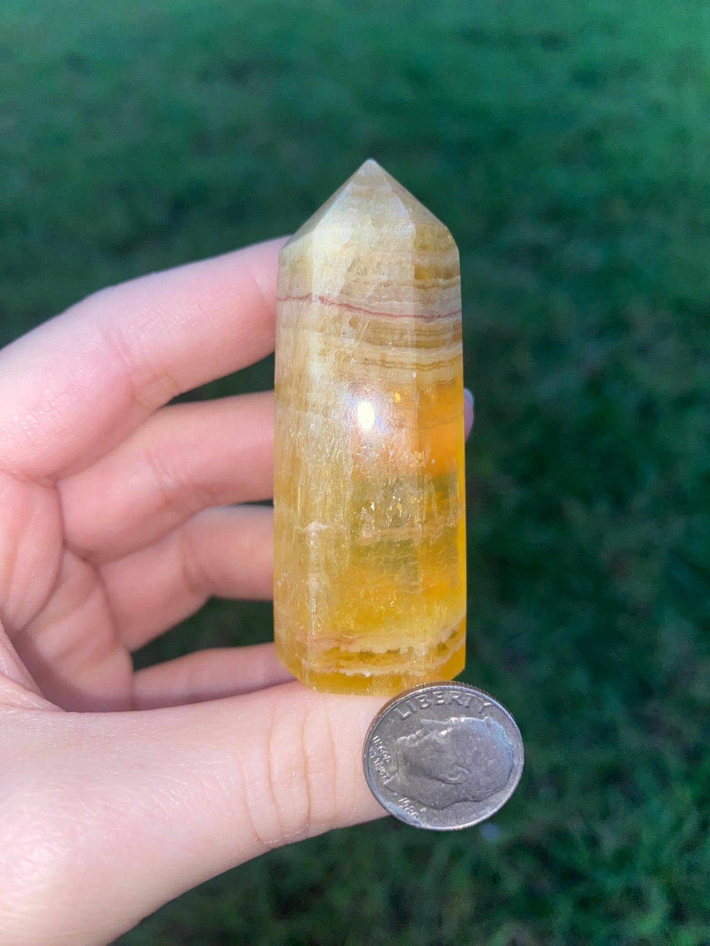 Yellow Fluorite Tower