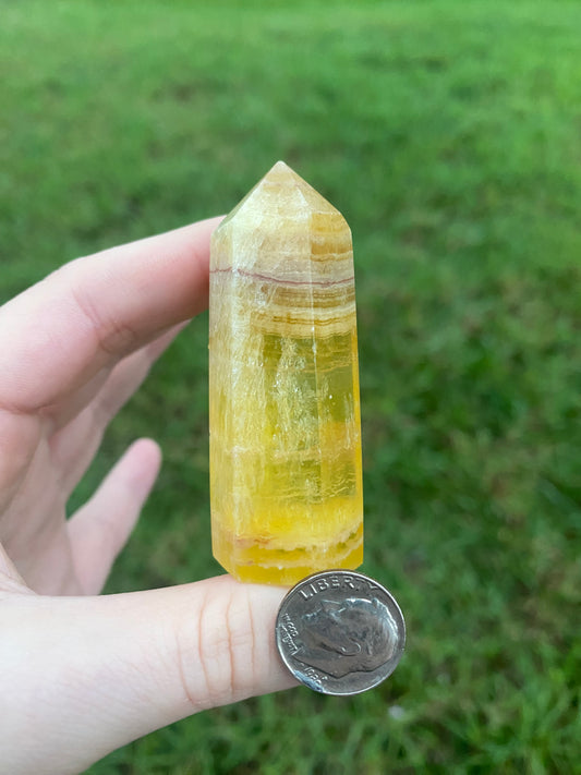Yellow Fluorite Tower