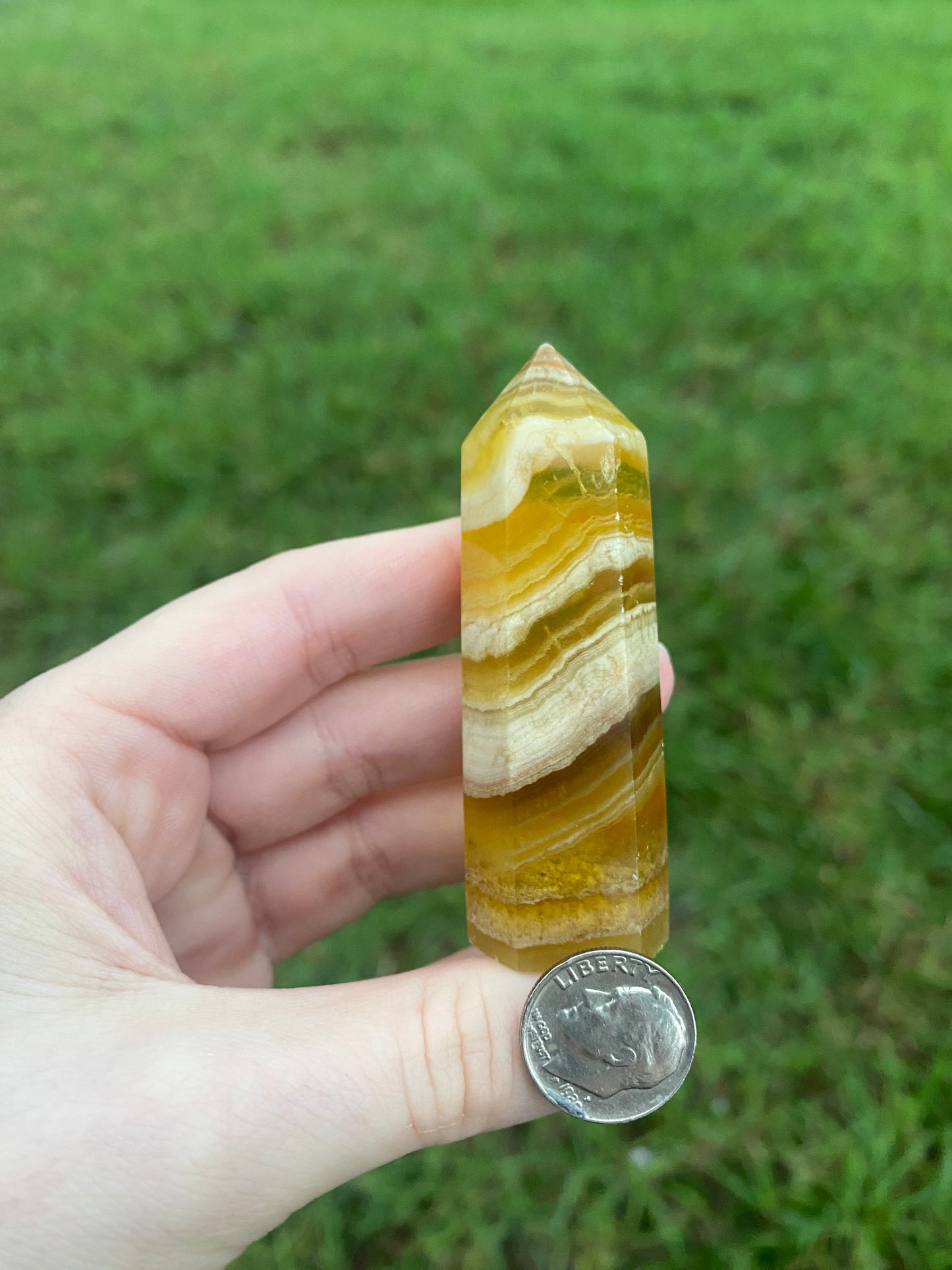 Yellow Fluorite Tower