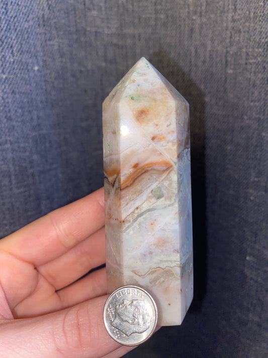 Crazy Lace Agate w/ Fluorite
